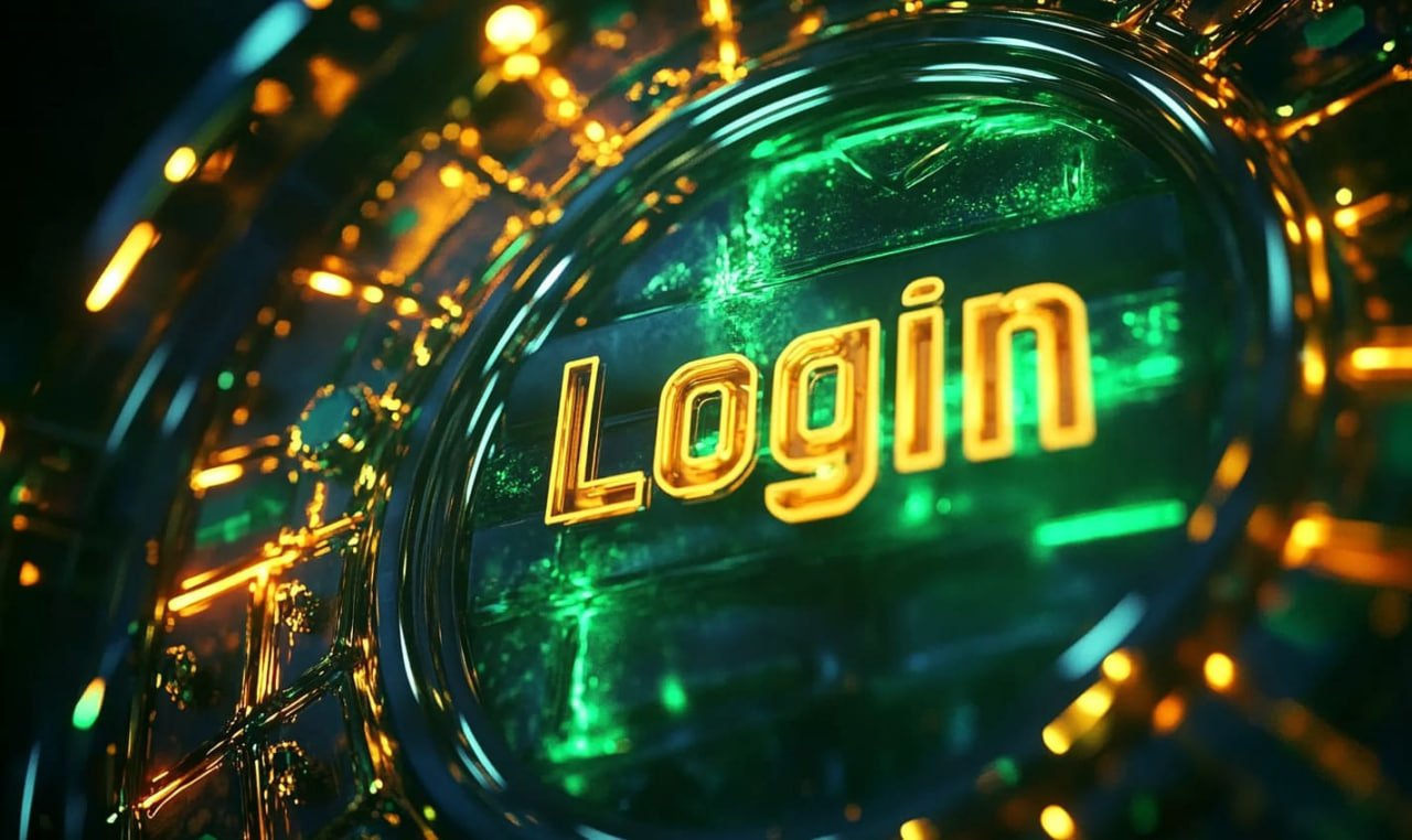 Layar login aplikasi hokagetogel dengan opsi Android, iOS, dan web